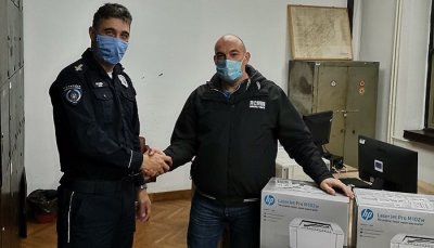 Rukovodstvo Koordinacionog centra Kikinda doniralo je dva štampača Policijskoj ispostavi u Kikindi