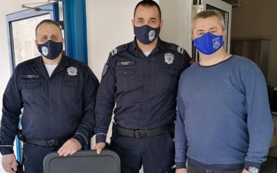 NSP KC ZRENjANIN – DONACIJA BALISTIČKOG ŠTITA PU ZRENjANIN