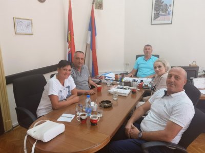 Sastanak sa načelnikom PU Sremska Mitrovica Đurom Mandićem