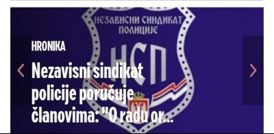 Више портала пинк, информер, телекс пренело је наше саопштење